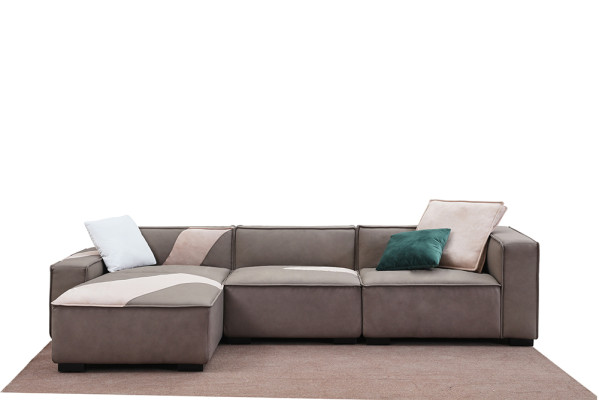 Corner sofa Living landscape Sofa Couch L-shape Upholstery Couches Leather Design Italy