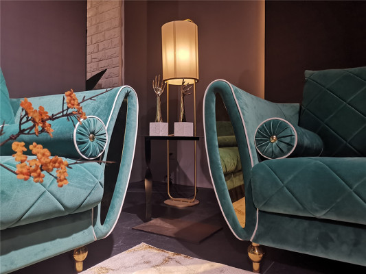 Design 4 Seater Upholstery Sofa Luxury Couch - Italian Style Living room Furniture