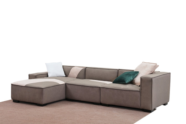 Corner sofa Living landscape Sofa Couch L-shape Upholstery Couches Leather Design Italy