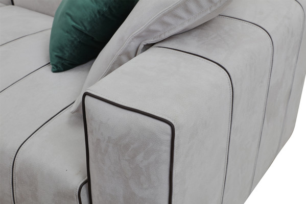 Sofa Leather Sofa Imitation leather Couch Big - Luxury Living room Seat Upholstery Four-seater