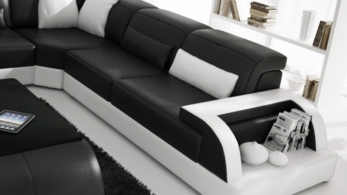 Leather Modern Couch Living landscape Leather sofa Sofa set Sofa L-shape Coffee table