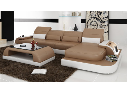 Couch Suite Upholstery Big xxl Sofas Couches Sofa Living landscape Corner sofa + Table