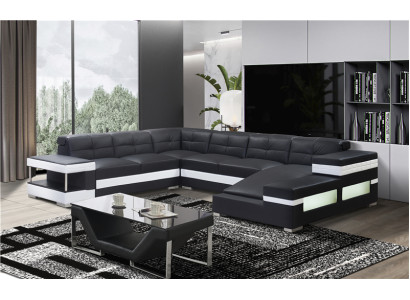 Couches Sofa Living landscape U-shape Corner sofa Couch Suite Upholstery Big xxl Sofas