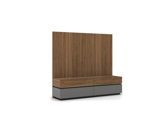 Luxury Complete Wall unit Brown Furniture Designer Set Furnishings TV Lowboard Modern
