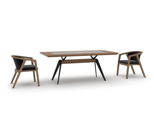 Luxury Complete Dining room Dining table 4x Chairs Furnishings Modern Design