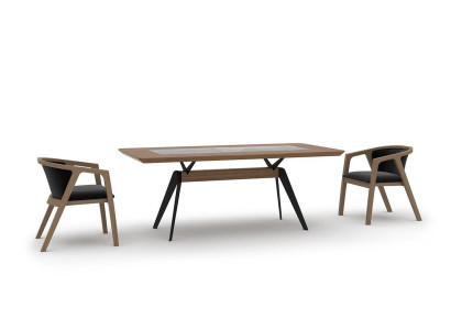 Luxury Complete Dining room Dining table 4x Chairs Furnishings Modern Design