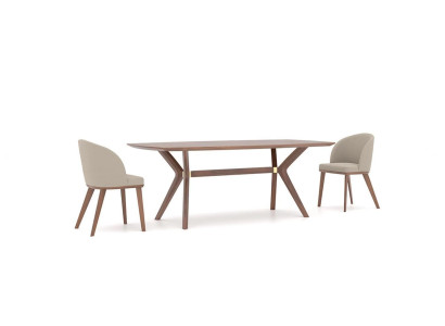 Dining room Dining set Dining table 4x Chairs Luxury Furnishings Modern Design