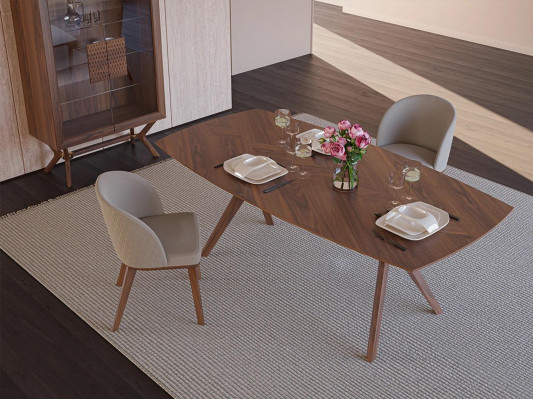 Dining room Dining set Dining table 4x Chairs Luxury Furnishings Modern Design
