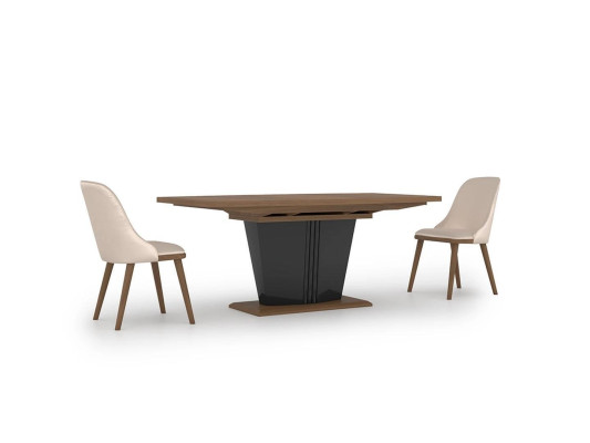 Dining room set 5-piece dining set modern dining table design 4x chairs furniture