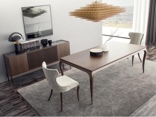 Modern Furnishings Dining table 4x Chairs Luxury Dining room Furniture Design new