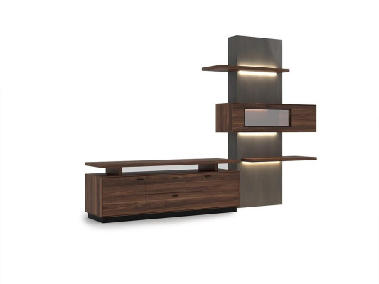Wall unit Modern Living room furniture Wooden furniture Luxury Complete Modern Design