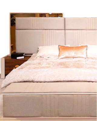 Bedroom Set Double bed 2x Bedside tables new Furnishings Designer Furniture