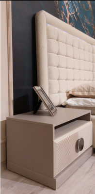 Designer Modern Bedroom Set Luxury Bed 2x Bedside tables new Furnishings