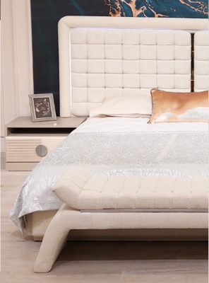 Designer Modern Bedroom Set Luxury Bed 2x Bedside tables new Furnishings