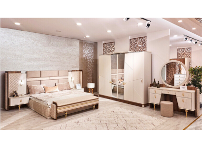 Luxury Dressing table with Mirror Modern Furnishings Bedroom Design Furniture