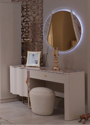 Bedroom Complete Dressing table with Mirror Luxury Design Modern Furnishings