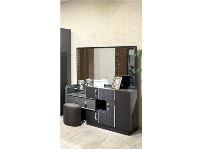 Gray Dressing table with Mirror Modern Furnishings new Designer Bedroom Furniture