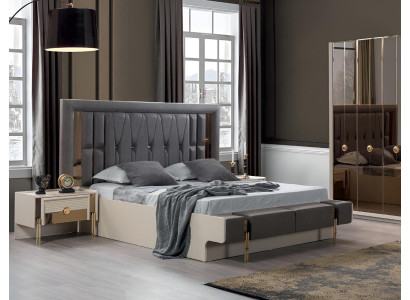 Luxury Bed Modern Design Bedroom Upholstery Furniture new Double Bed