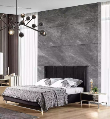 Bed 2x Bedside tables 6 pieces. Bedroom Wardrobe Design Modern Luxury