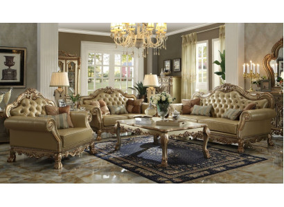 Sofa set 3+2+1 Seater Sofa Couch Upholstery Suite Couches Chesterfield Leather