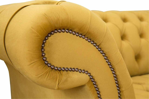 Luxury Chesterfield Sofa 2x 2 Seater Couch Textile Modern Sofas new Suite
