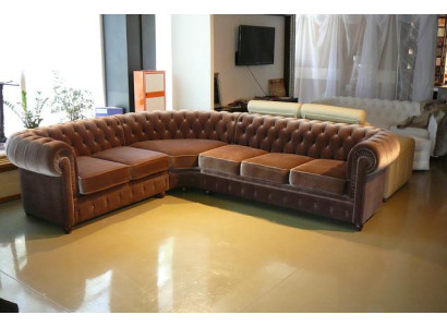 Corner sofa Chesterfield Sofa set Corner Corner Couch Upholstery Seat Sofa Suite new