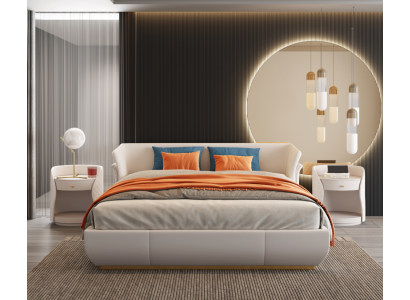 Bed Upholstery Design Luxury Double Beds Sleep Room 180x200cm new