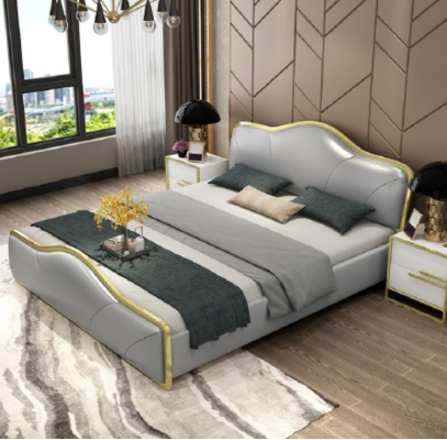 Bedroom Bed Upholstery Design Luxury Double Hotel Beds Wood Furniture