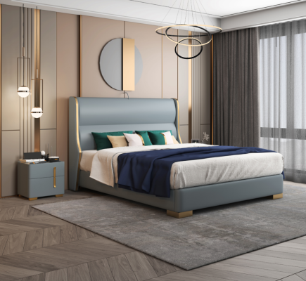 Beds Double Bedroom Wood 180x200cm Bed Upholstery Design Luxury