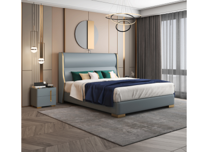 Beds Double Bedroom Wood 180x200cm Bed Upholstery Design Luxury