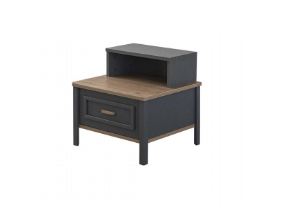 Bedside table Consoles Nightstands Wood Gray Bedroom Classic