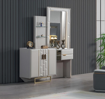 Dressing table with Mirror Bedroom new Luxury Furniture Design Furnishings