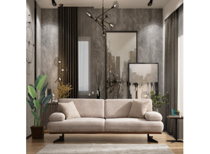 Living room Modern Three Seater Sofa Couch Design Upholstered Sofas Luxury Furniture