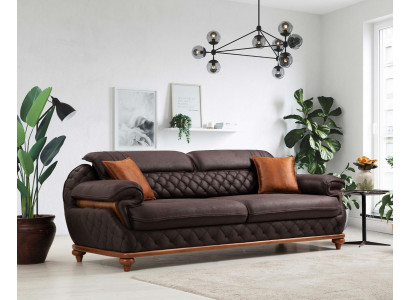 Living room Upholstered Sofas Modern Three Seater Sofa Couch Luxury Upholstery Furniture