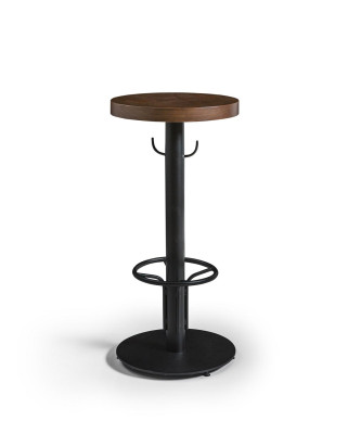Bar Table Round Bar Table Modern Wood Brown Furniture new luxury design