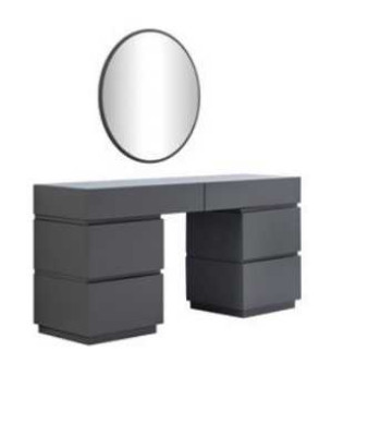Modern Bedroom set 6tlg Bed 2x Bedside tables Chest of drawers with Mirror