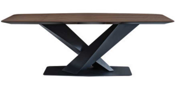 Luxury Set for Dining room 5-piece Table 4x Chairs with Sideboard Tables Wood