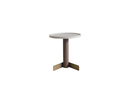 Side table Living room Furniture Designer Brown Stylish Wooden Table