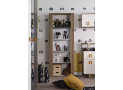 Bookshelf Standing Shelf Childrens shelf Shelf Bookcase Wood Brown new