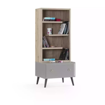 Childrens room Group youth bed children's furniture bed wood gray set 5 pieces