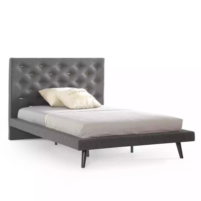 Complete youth bed children's furniture children's room bed wood gray set 5 pieces