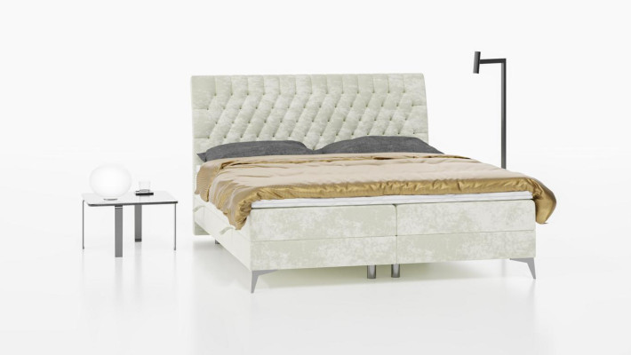 Chesterfield Bed Upholstery Design Luxury Double bed Bedroom box spring bed