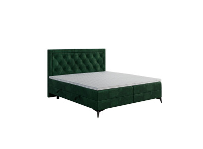 Luxury Upholstered bed Box spring bed Double bed Upholstery Fabric Design Bed Furniture