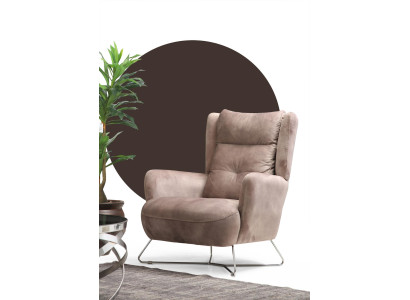 Luxury Seat Furniture Living room Armchair Designer Modern Textile Furniture Upholstery Fabric