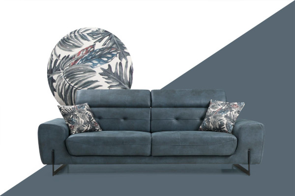 Modern set 3 pieces living room sofa set designer seating furniture upholstered armchair new