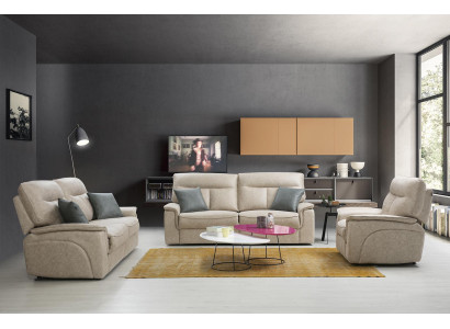 Designer Sofa set Set 3 pcs Modern Upholstered furniture Living room Complete