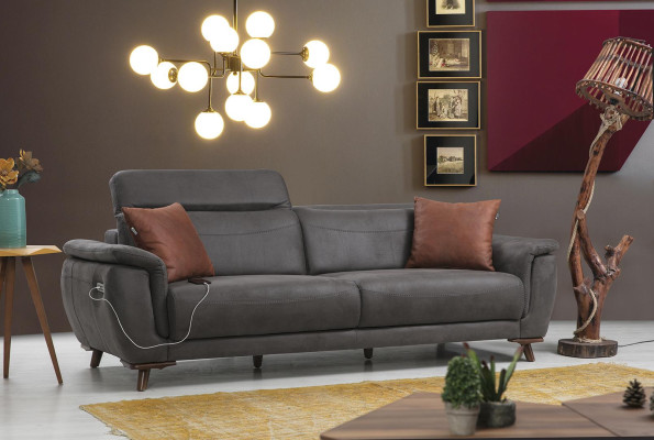 Luxury three-seater sofa Modern seating furniture Living room Couch Upholstered furniture