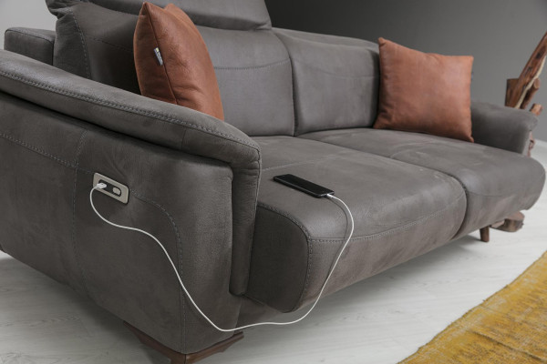 Luxury three-seater sofa Modern seating furniture Living room Couch Upholstered furniture