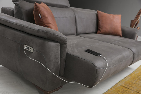 Luxury three-seater sofa Modern seating furniture Living room Couch Upholstered furniture