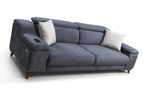 Design Three Seater Sofa Couch Upholstery Modern Living room Textile Sofas new Furniture